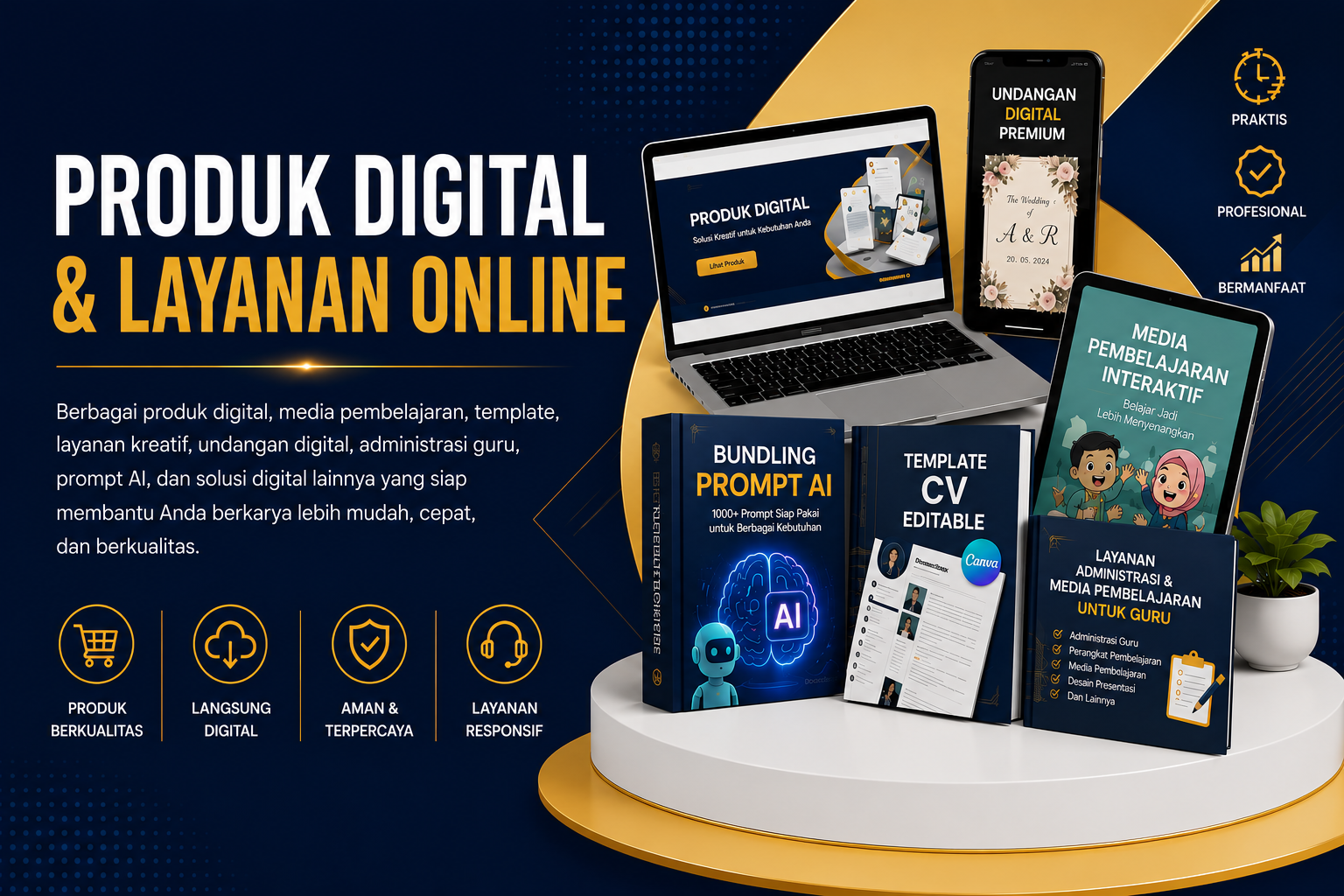 Produk Digital dan Layanan Online PT ONDO MULANA SUKSES
